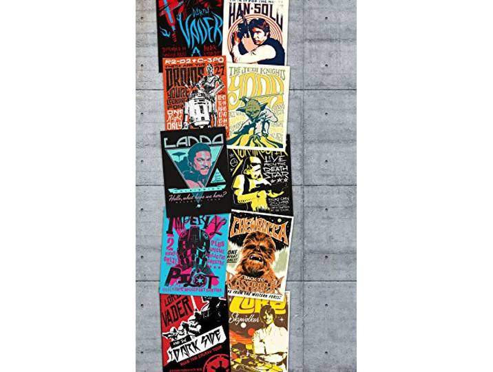 Komar Vd-021 \ Rock sur le mur\ Star Wars papier peint – Multicolore