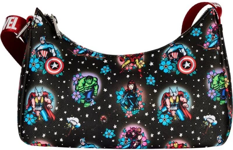 Loungefly Bolso Funko Marvel Avengers Tattoo Shoulder Bag Talla Única Unisex