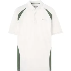 Macade Polo Nash Tech Tour Style, weiss/oliv