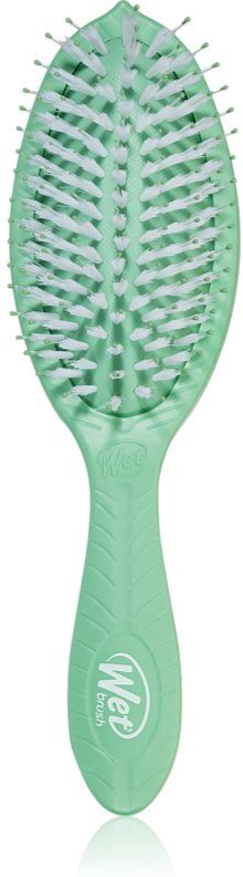 Wet Brush Go Green Treatment And Shine brosse pour des cheveux brillants et doux Tea Tree