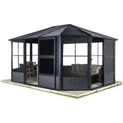 Sojag Pavillon Charleston 12x15,anthrazit,384 x 489 x 281 cm (L x B x H)