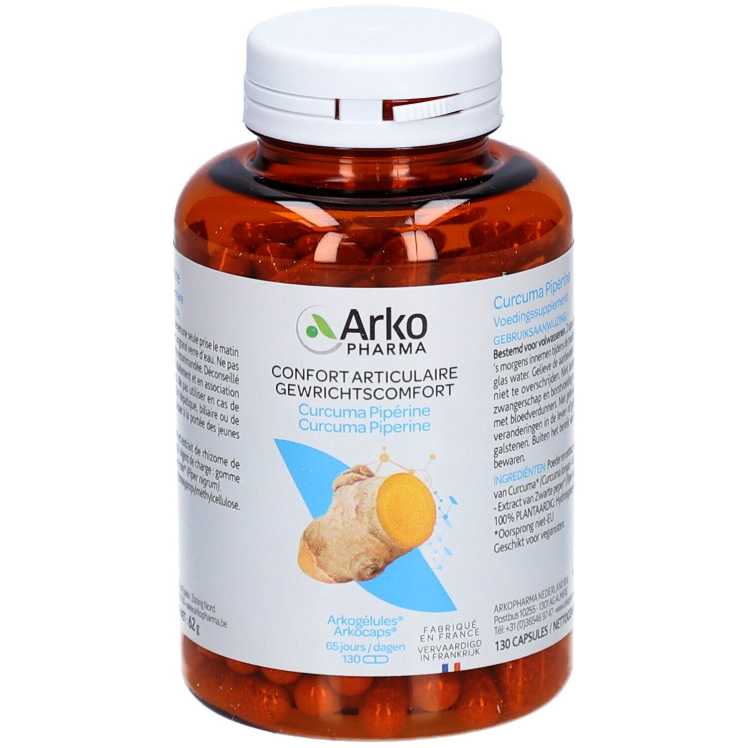 Arkocaps Curcuma Piperine Nieuwe Formule 130 St Kapseln