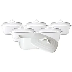 Ritzenhoff & Breker Mini-Terrinen Bianco 10,5 x 10,5 cm 6er Set