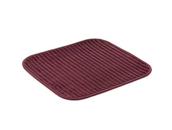 Gözze - Rutschfester Weicher Badeteppich, 100% Polyester, 50 x 45 cm - Brombeere