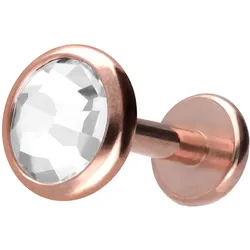 Titan Labret mit Innengewinde KRISTALLDISC