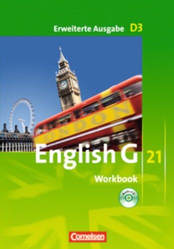 Jennifer Seidl - English G 21 - Erweiterte Ausgabe D: Band 3: 7. Schuljahr - Workbook mit CD - Preis vom 02.10.2026 23:42:20 h