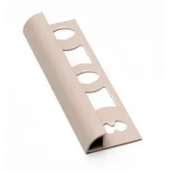 Profil-EU Abschlussprofil "rund" bahama, PVC, Länge 250 cm, Kantenhöhe 10 mm, L102501