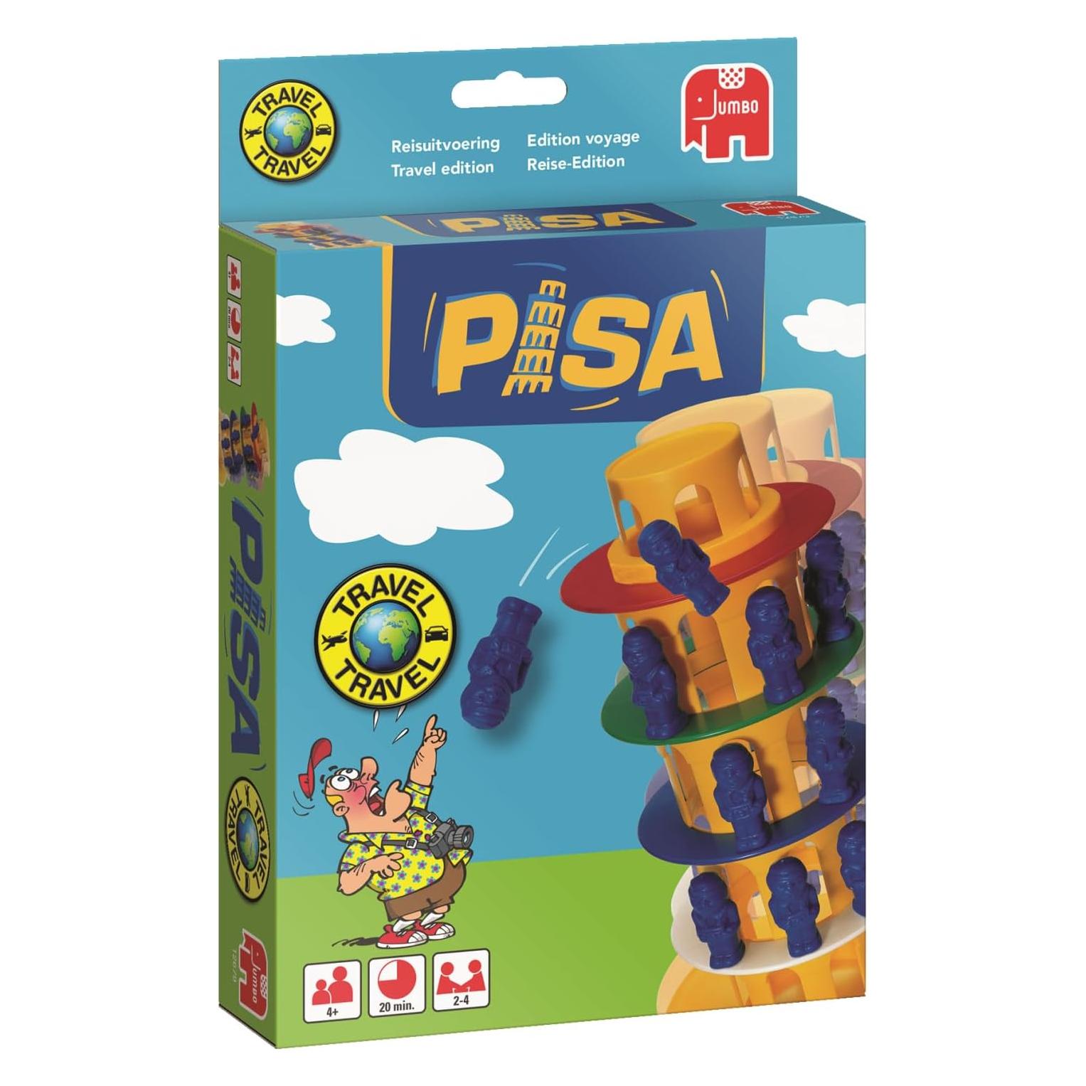 Jumbo Turm von Pisa-Reisespiele (Deutsch, Englisch, Französisch, 2 - 4 Spieler) (12679)