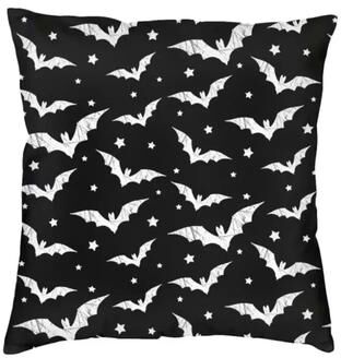 Uplift Picks Pastel Goth Pink Black Bat Pillow Cover For Spooky Home Decor 11 50x50 Cm