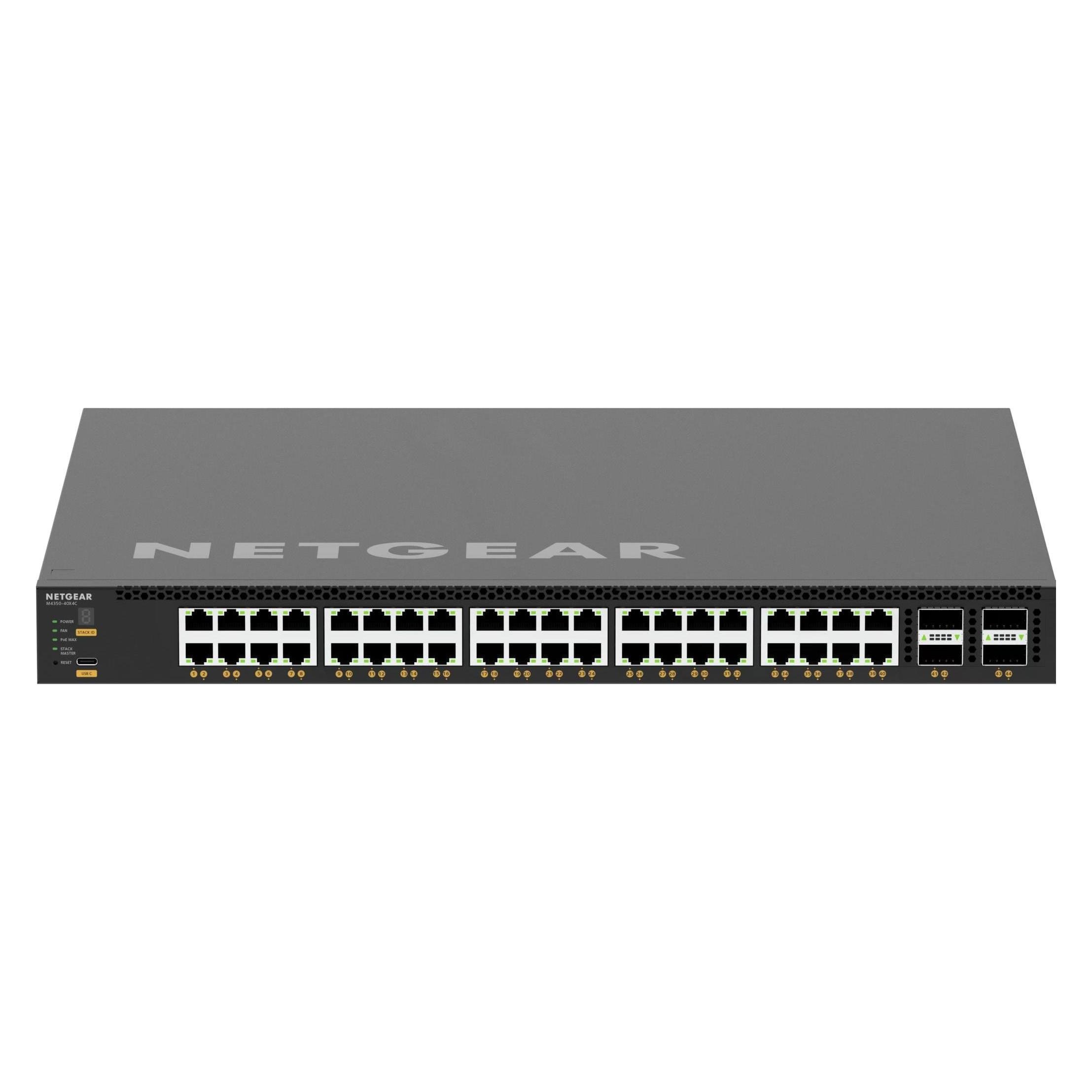 Netgear 52PT M4350-40X4C Managed Switch (44 Ports) (XSM4344C-100NES)