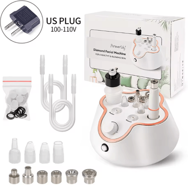 Uplift Curations Professional Diamond Microdermabrasion Machine Facial Exfoliation & Deep Skin Care Device us Plug (100 110v)