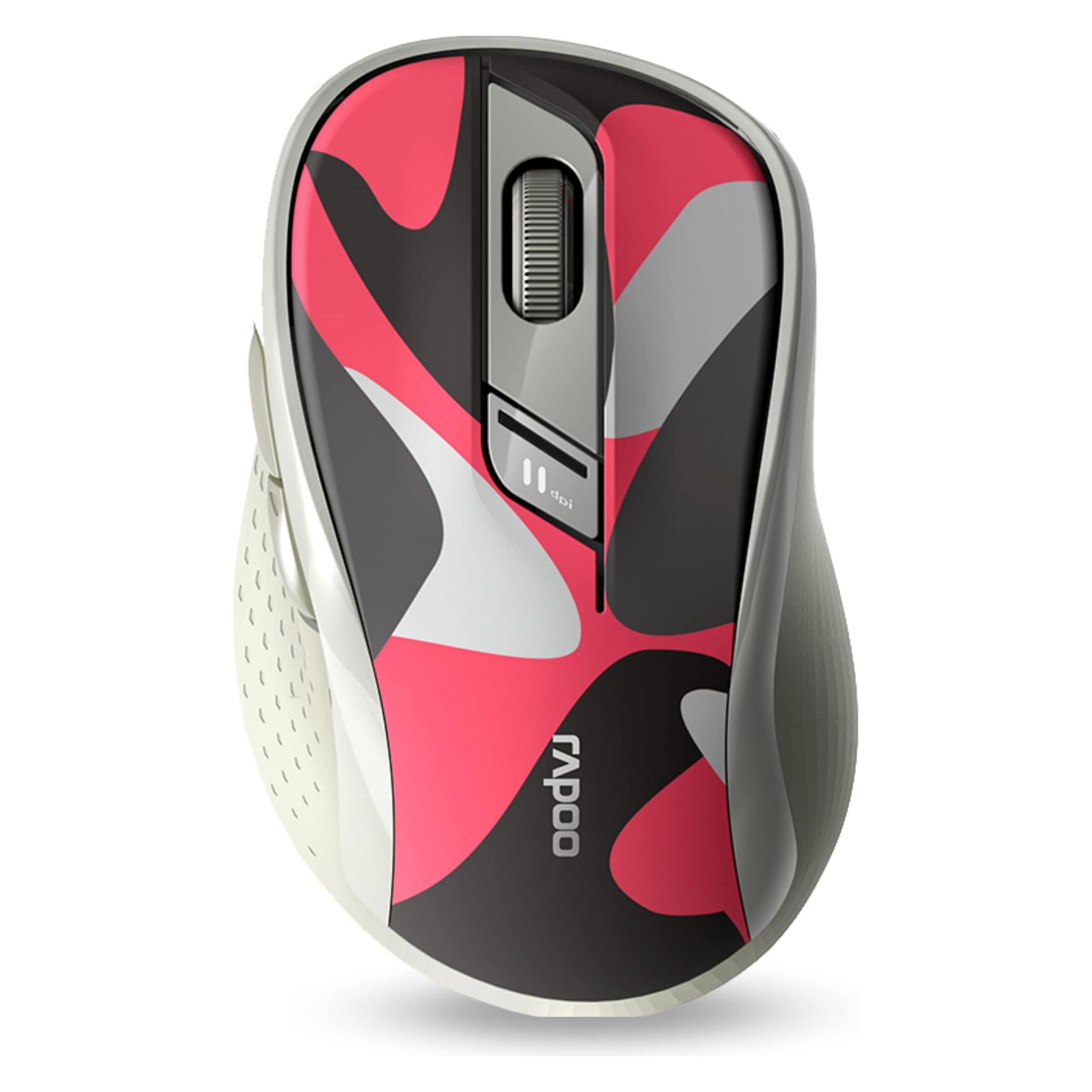 Rapoo M500 Camouflage/Rot Kabellose Multi-Mode-Maus (Kabellos) (18111)