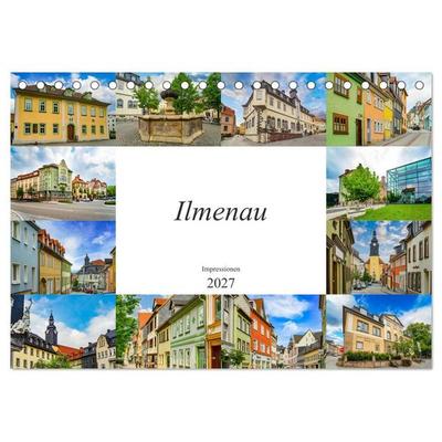 Ilmenau Impressionen (Tischkalender 2027 DIN A5 quer), CALVENDO Monatskalender
