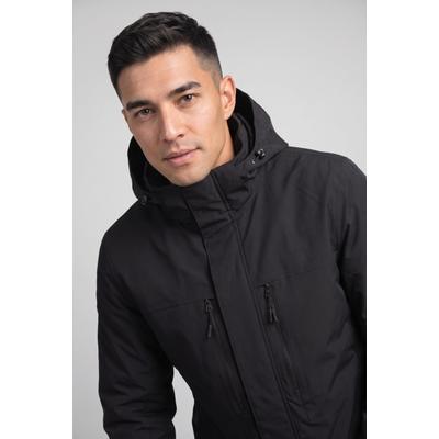 Funktionsjacke ICEPEAK "ICEPEAK ALSTON", Herren, Gr. 48, schwarz (basic schwarz), Obermaterial: 100% Polyester. Futter: 100% Polyester. Wattierung: 100% Polyester, Jacken Funktionsjacke, Funktionsjacke für den Outdoorbereich, sportlicher Stil, aus...