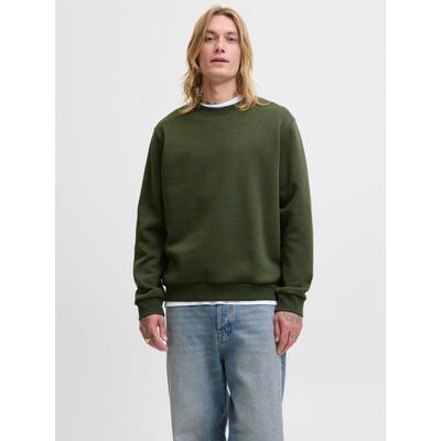 Jack & Jones "JJEBRADLEY mit Rippbündchen für Alltag und Freizeit", Materialmix, relaxed fit