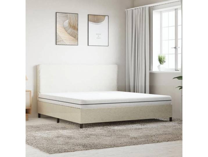Blanc Matelas en mousse moyennement doux 180x200 cm - Accessoire de lit LV82537