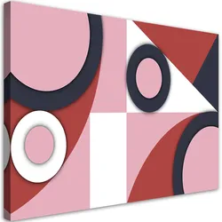 WANDBILD geometrische abstraktionsformen