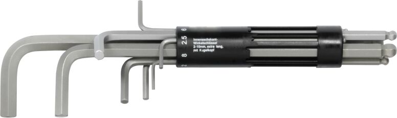 Swstahl Winkelschraubendrehersatz Winkelschlüsselsatz, Innensechskant, 8-Tlg., Lang 04370sb