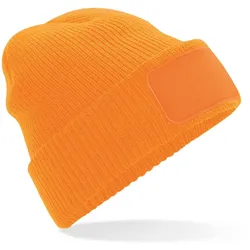 Beechfield Unisex Thinsulate Patch Beanie B440 fluorescent orange one size