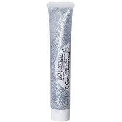 EULENSPIEGEL Glitter-Gel "Grob", silber