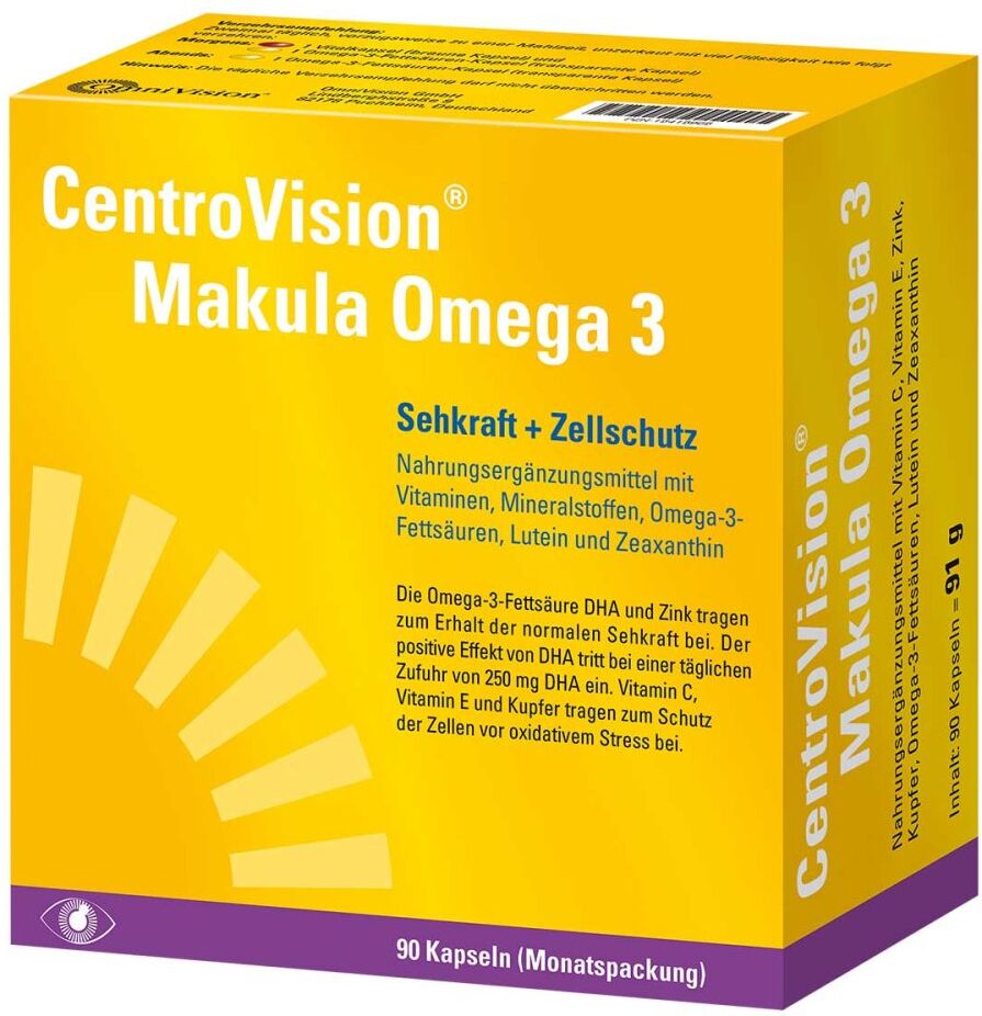 Centrovision Makula Omega-3 Kapseln 90stk