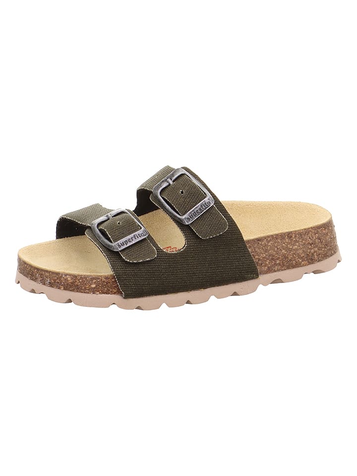 superfit Pantoletten in Khaki - 27