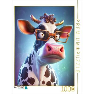 CALVENDO Puzzle Die stylische Milchkönigin | 1000 Teile Lege-Größe 64x48cm Foto-Puzzle für glückliche Stunden