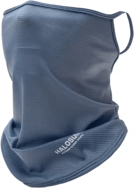 Inspire Picks Ice Silk Sunscreen Face Mask Cooling Breathable Neck Gaiter For Summer Cycling Outdoor Sports gray