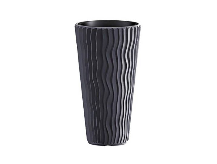 ZANVIC Pot Sandy Slim\, Anthracite\, 30 cm