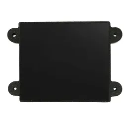 DoorBird Gravierbare Edelstahlblende für D2101XH – Graphitschwarz