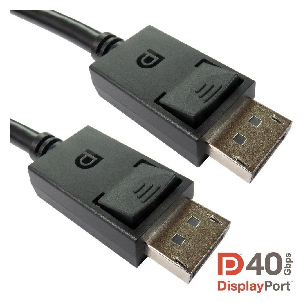 Cables Direct 0.5M DISPLAYPORT 2.1 CERTIFIED DP40 (CDLDP40-00)