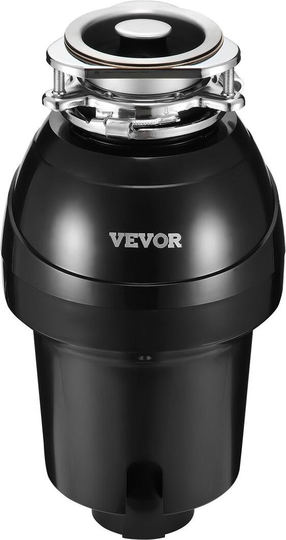 VEVOR Afvalvermaler voor voedselresten, 1,25 pk, 4060 RPM, geschikt voor continu gebruik