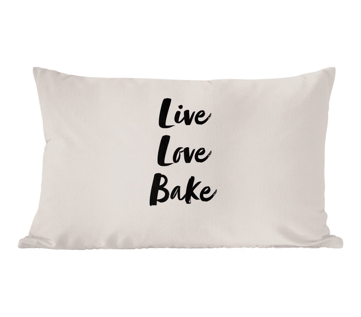 PillowMonkey Sierenkussen met Quote Liefde - 60 x 40 cm