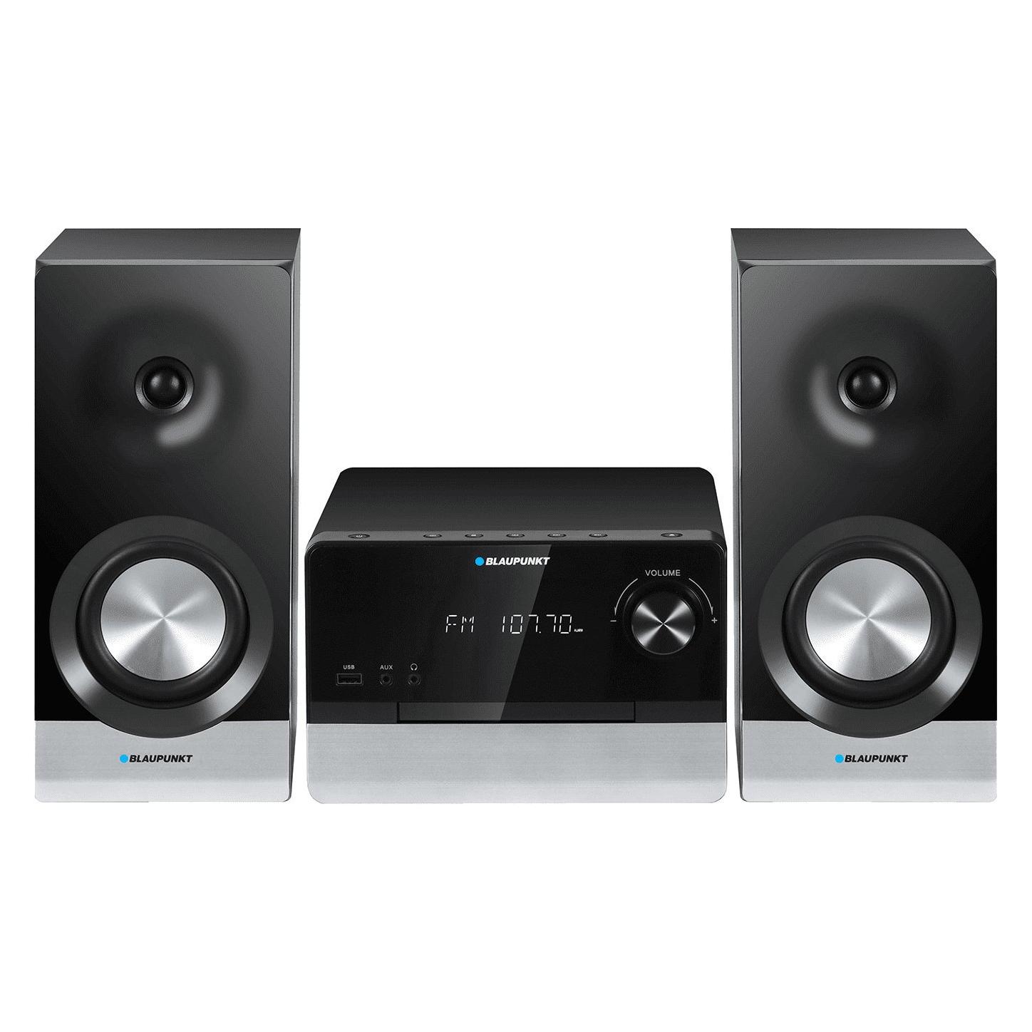 Blaupunkt Mikrowieża MS40.2BT czarny (Bluetooth, CD Player, 2x 50 W) (MS40.2BT)