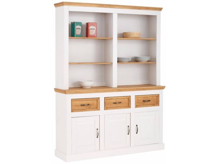 Buffet OTTO HOME Selma , weiß (weiß, gebeizt), Schränke, Buffet, Breite 145 cm