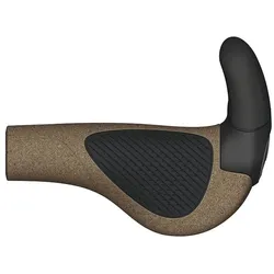Ergon Lenkergriff GP2-L Evo Bio Kork mit Bar Ends kork/schwarz Large lang/lang r...