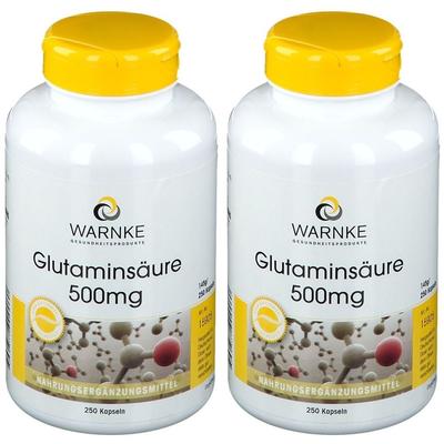 Glutaminsaeure 500Mg x2 2x250 St Kapseln