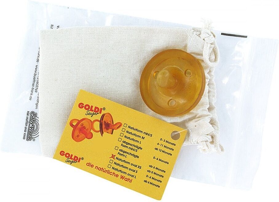Goldisauger Naturform oval Xs ab 0 Monate