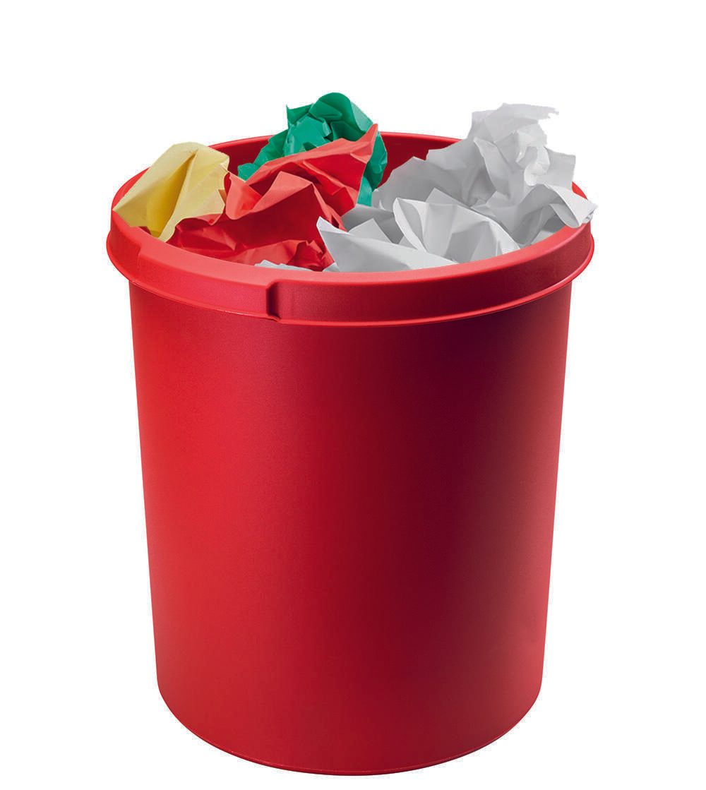 HAN Papierkorb Klassik XXL 30,0 l rot 1834-17D