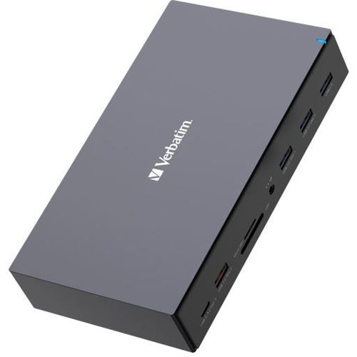 Verbatim USB-C Pro Dockingstation CDS-17 mit HDMI/4K/RJ45/USB-A/USB-C/SD