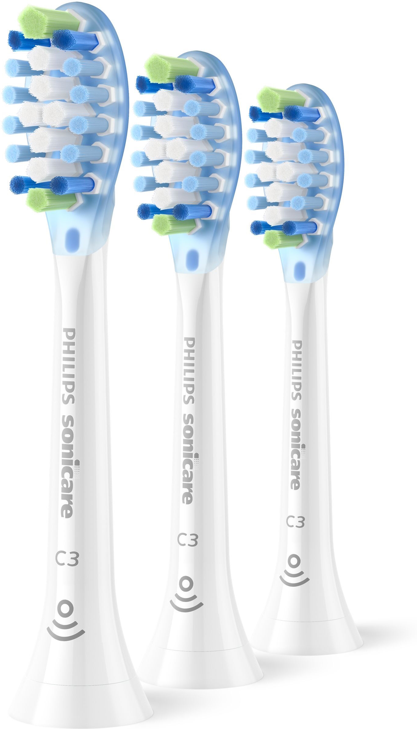 Philips Sonicare Premium Plaque Defence 3 x Tandbørstehoveder - Hvid 3 stk