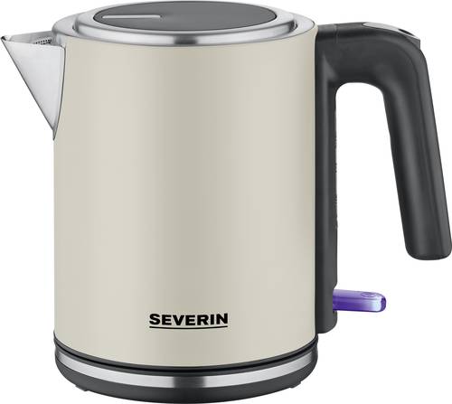 Severin 9577 Wasserkocher BPA-frei, Kontrollleuchte Beige, Schwarz