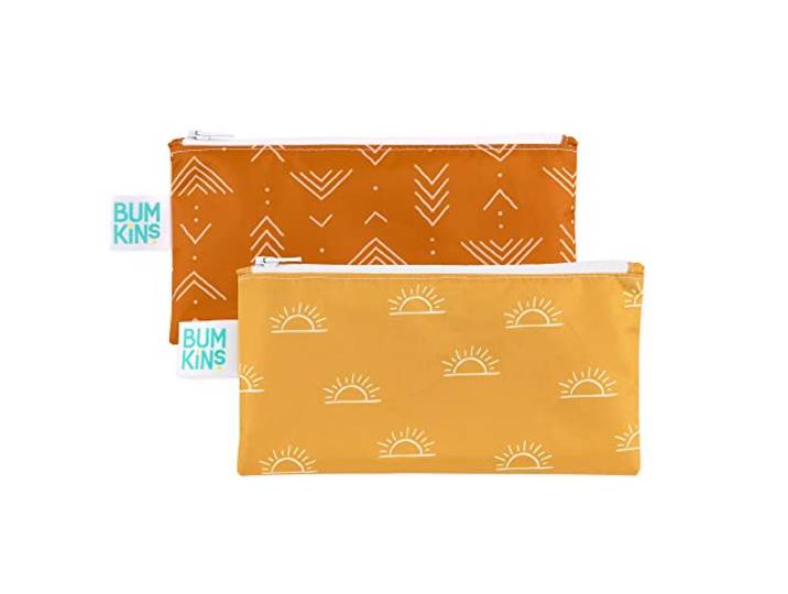 Bumkins Herbruikbare snackzakjes (2 stuks) - Sunshine & Grounded