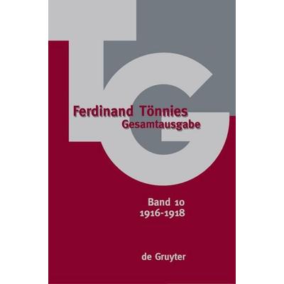 1916–1918, Gebundene Ausgabe von , De Gruyter, 978-3-11-015843-4