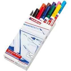 edding Permanentmarker 400, nachfüllbar, 1 mm 10 Farben - Sortiert