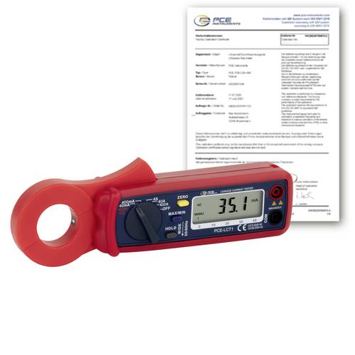 PCE Instruments PCE-LCT 1-ICA Stromzange kalibriert (ISO) digital