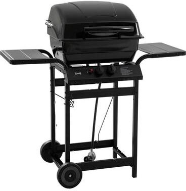 Feasto 2-burner Propane Gas Grill With 26,500 Btu Cooking Power, Propane Bbq Grill With Side Tables For Food Prep