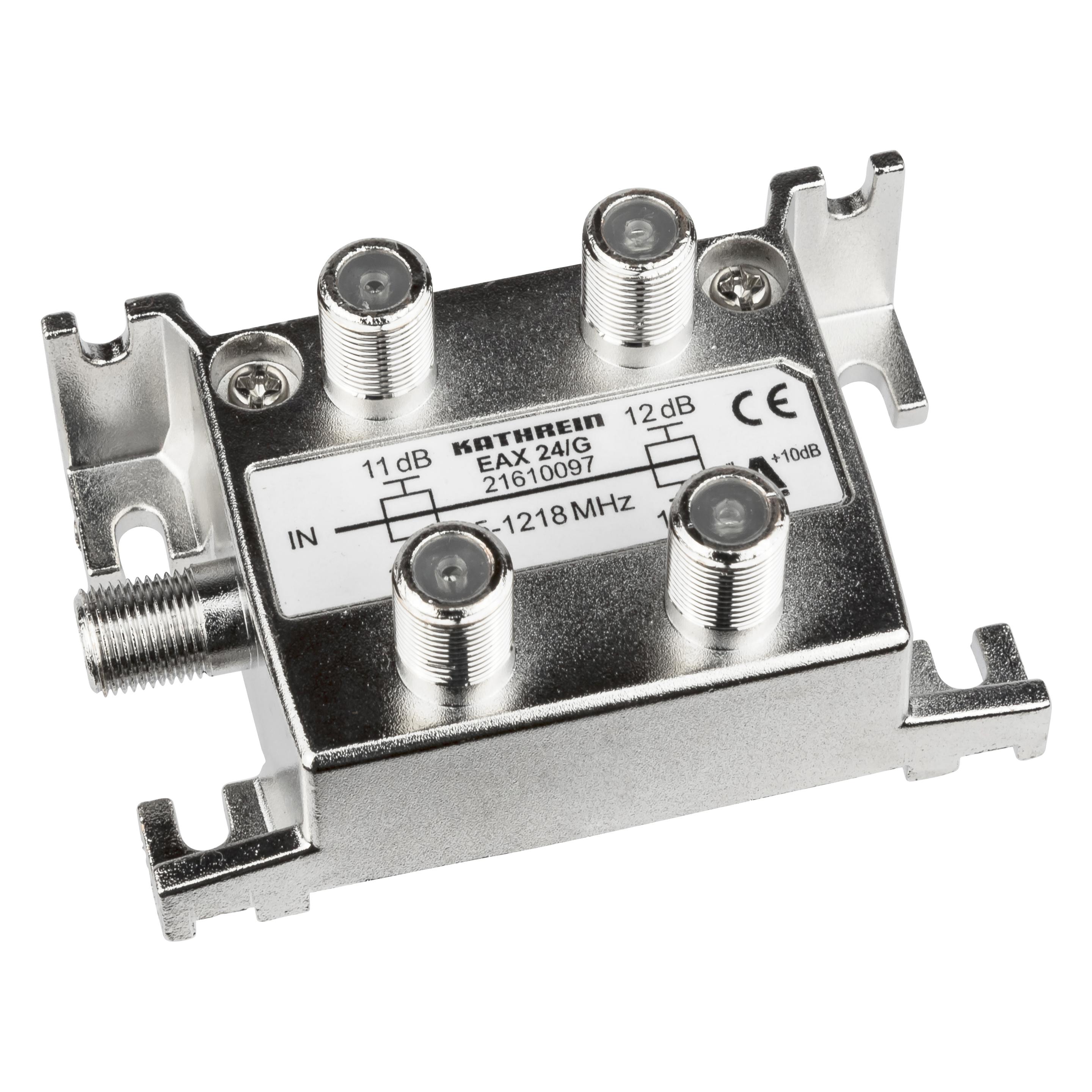 Kathrein EAX 24/G Abzweiger 11/12dB 4-fach 5-1218MHz (Verteiler und Abzweiger) (21610097)