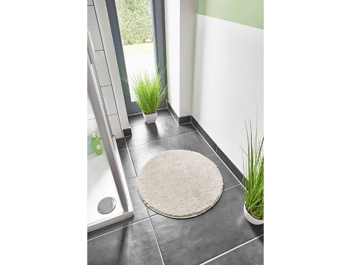 Tapis de bain Florida rond Ø 60cm Beige/Beige