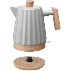 Concept Czajnik elektryczny ceramiczny RK0091 szary, Wasserkocher, Grau